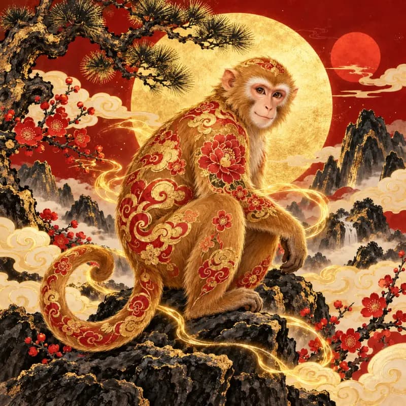 Monkey illustration
