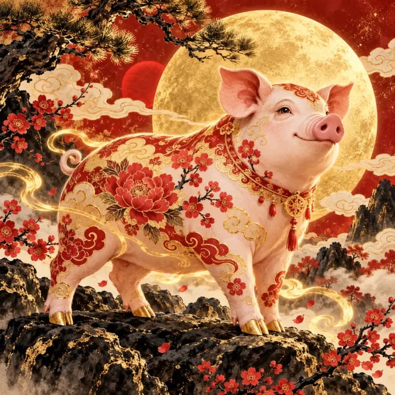 Pig illustration